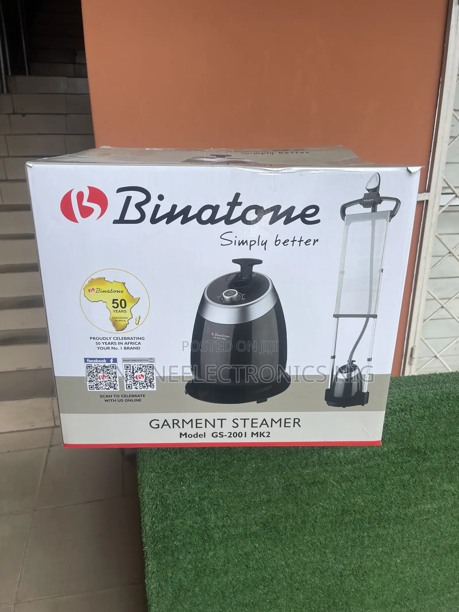 Brand New Original Binatone Standing Garment Steamer
