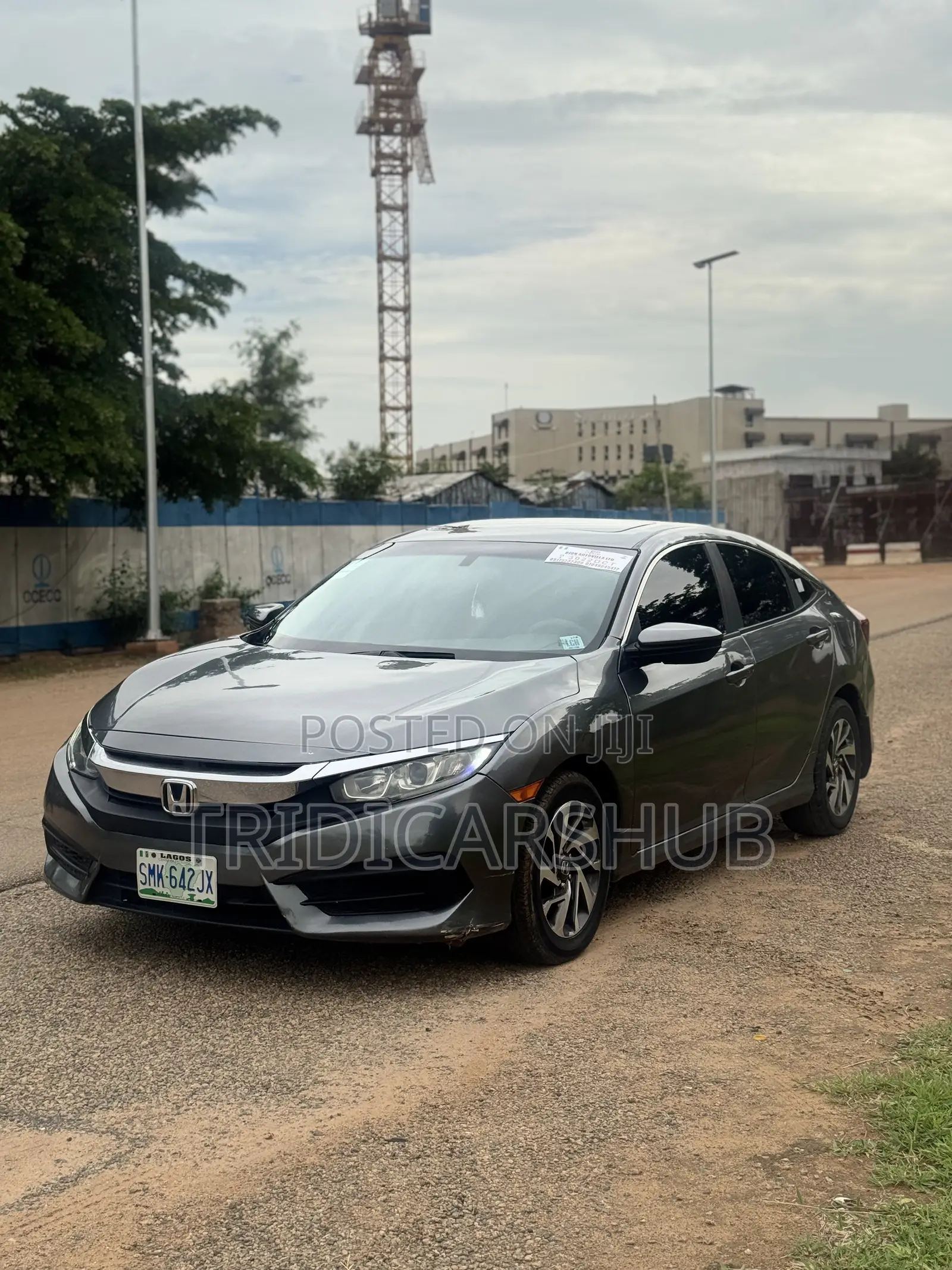 Honda Civic EX-L 4dr Sedan (1.5L 4cyl) 2016 Gray