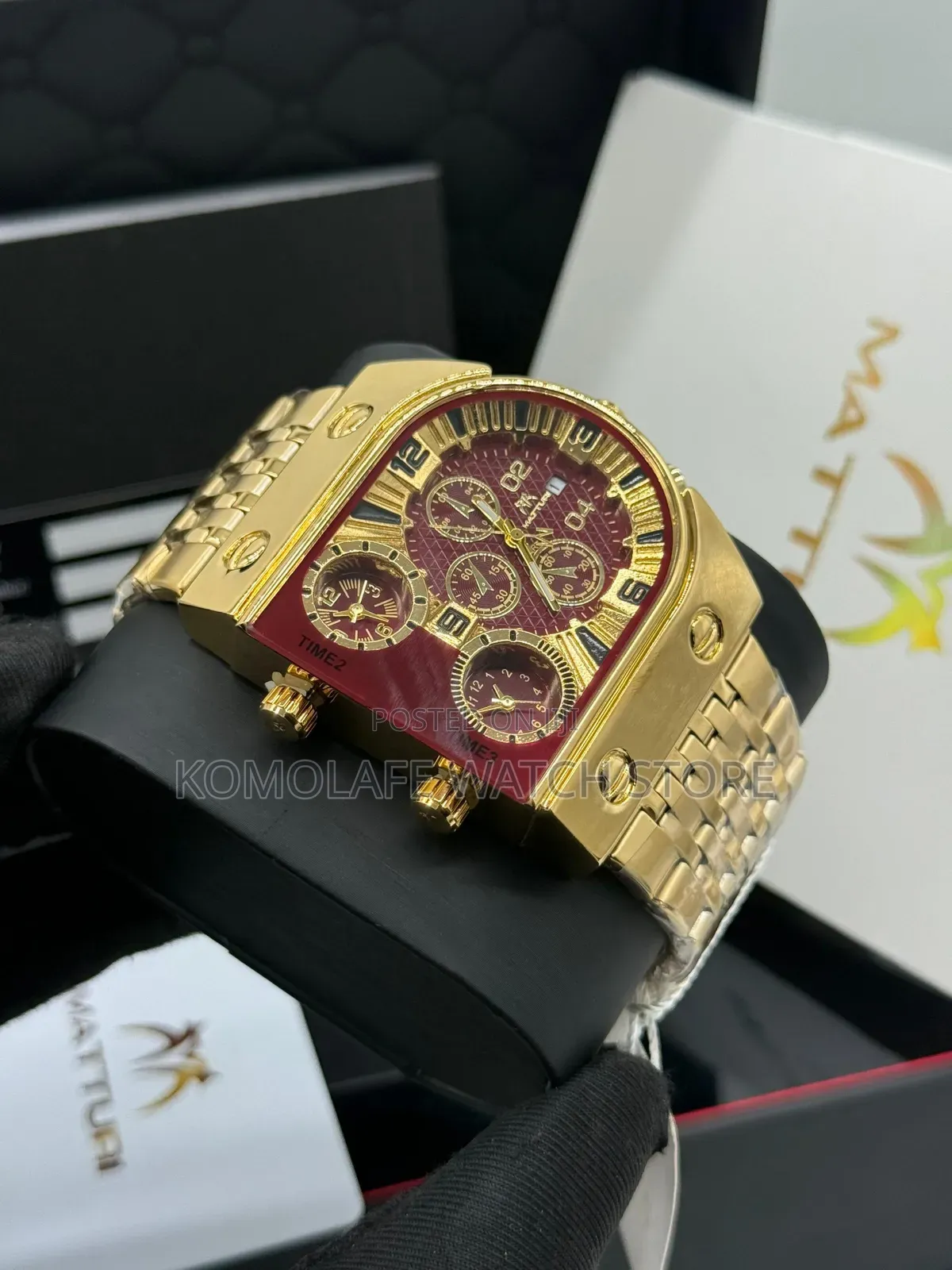 Matturi Dual Time Chronograph Watch