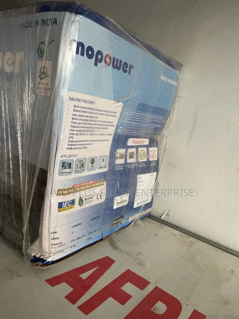 Mopower 3.5kva 24v Nonhybrid Solar Inverter