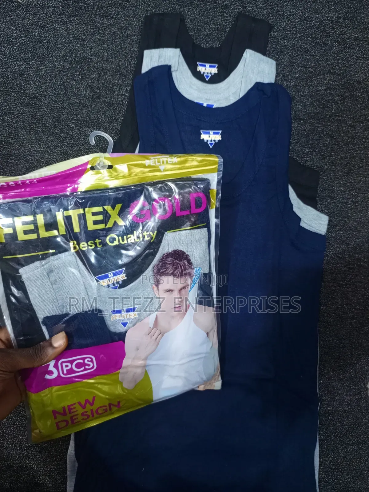 3in1 Felitex Mixed-Colours Vests for Men