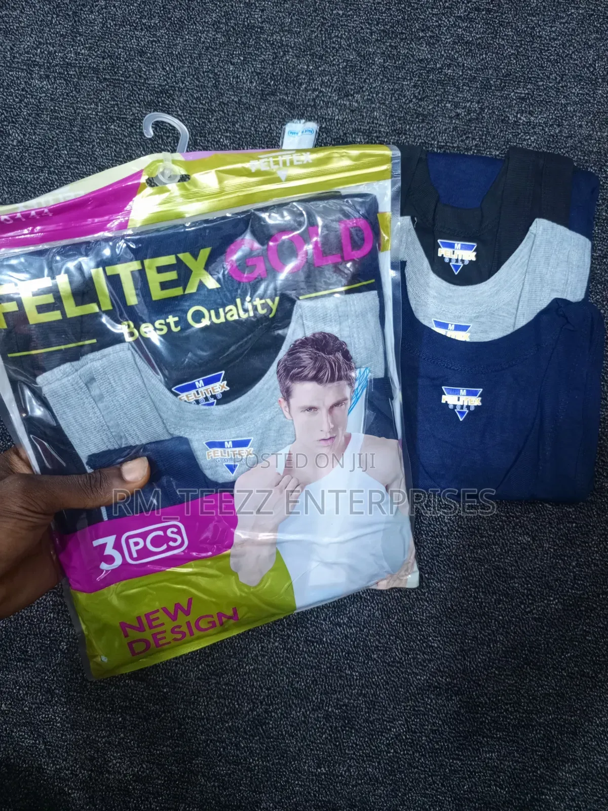 3in1 Felitex Mixed-Colours Vests for Men