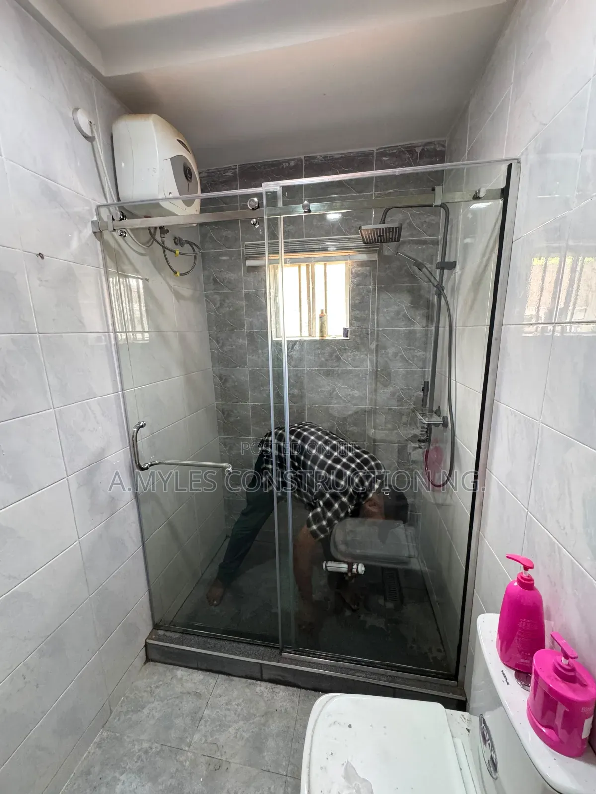 150cm X 200cm Shower Glass
