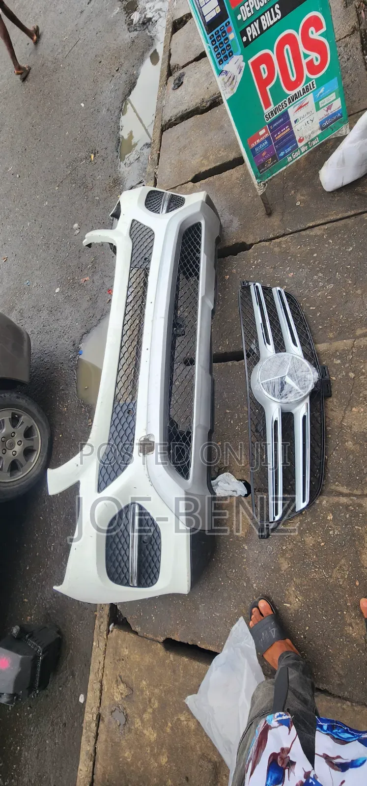 Gle350 2017 Front Bumper With Grill