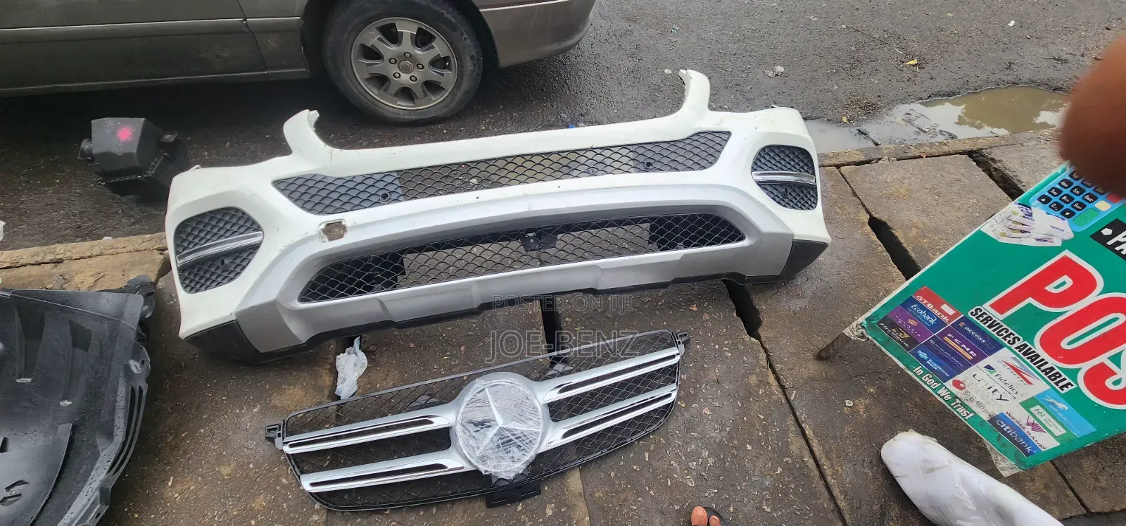 Gle350 2018 Complete Follow Come Front Bumper With Grill