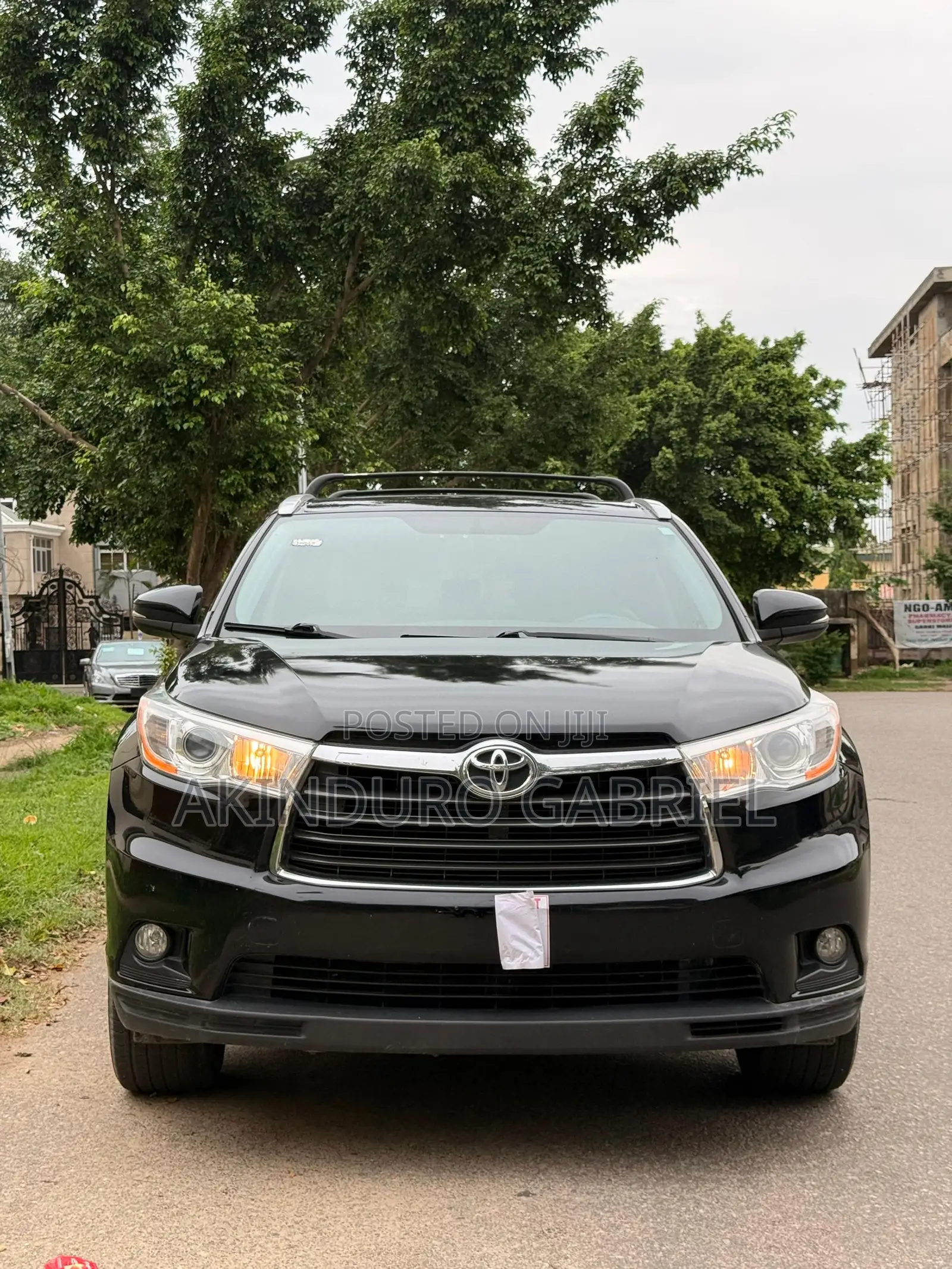 Toyota Highlander XLE 4x4 V6 (3.5L 6cyl 8A) 2017 Black