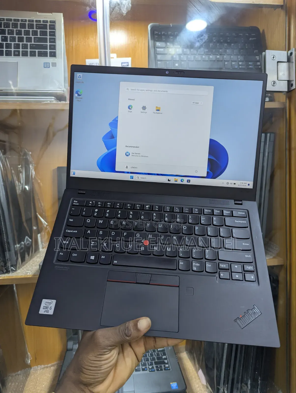 Laptop Lenovo ThinkPad X1 Carbon 16GB Intel Core i5 SSD 256GB