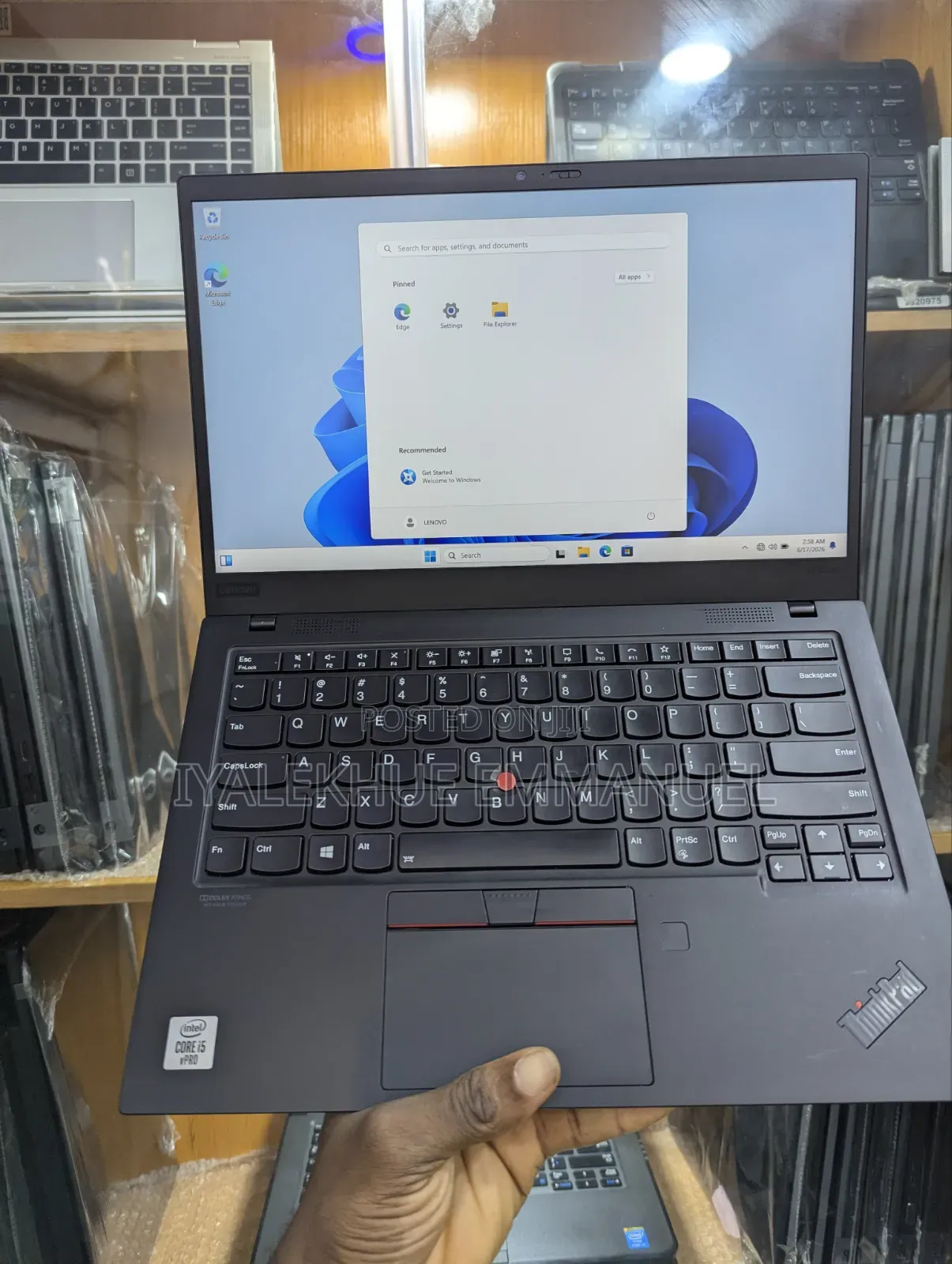 Laptop Lenovo ThinkPad X1 Carbon 16GB Intel Core i5 SSD 256GB