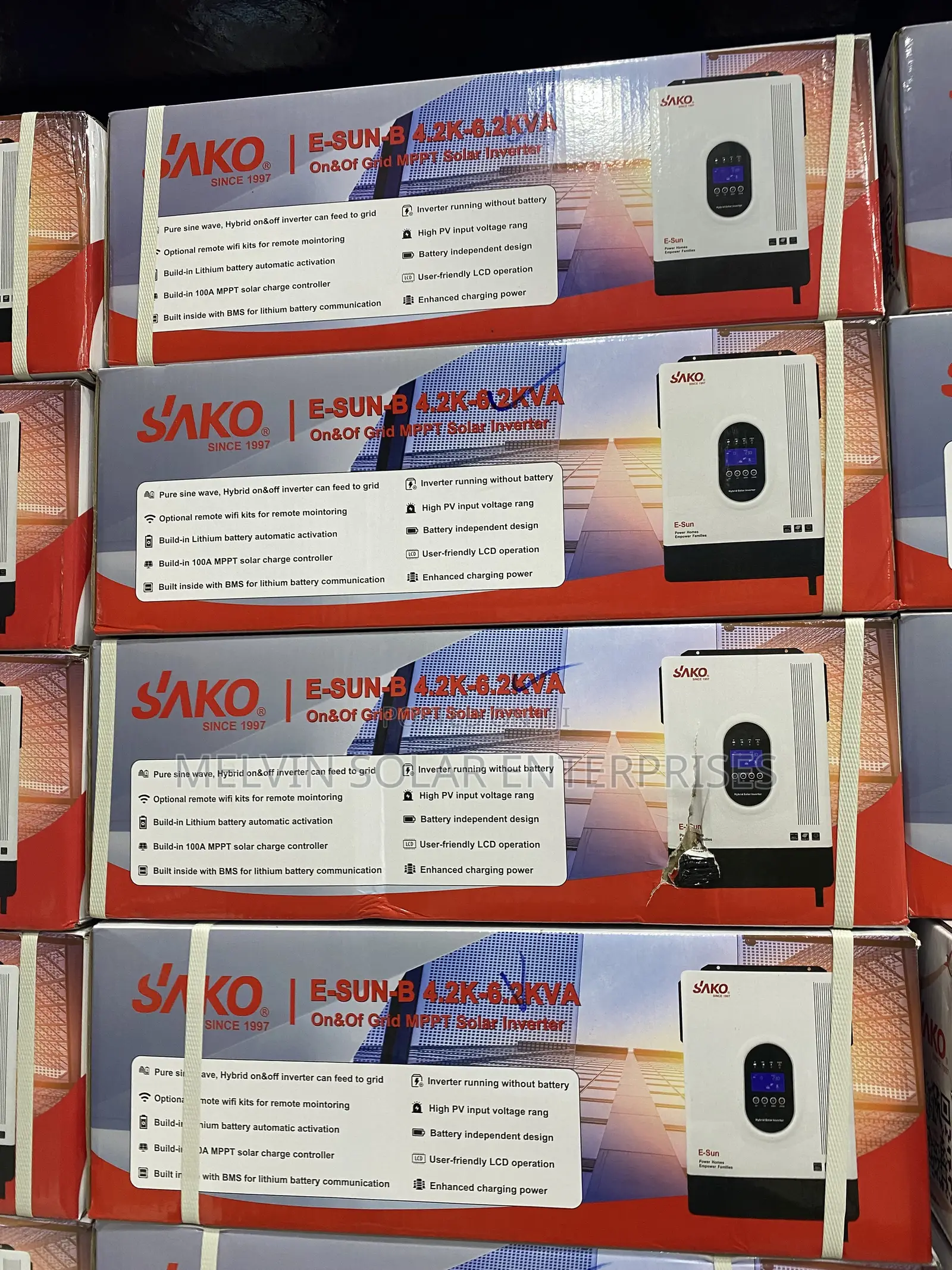 6.2kva 48v Sako Solar Hybrid Pure Sine Wave Inverter Available Now