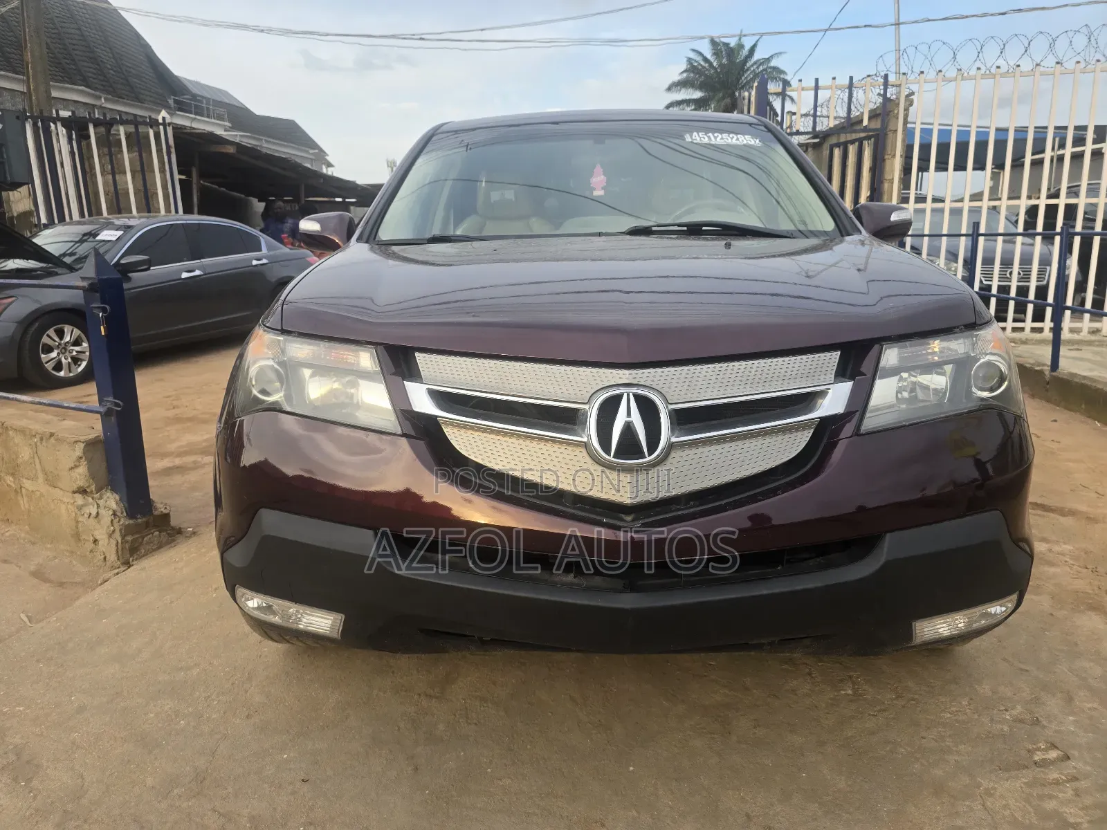 Acura MDX Sport 4dr AWD (3.7L 6cyl 5A) 2007 Burgundy