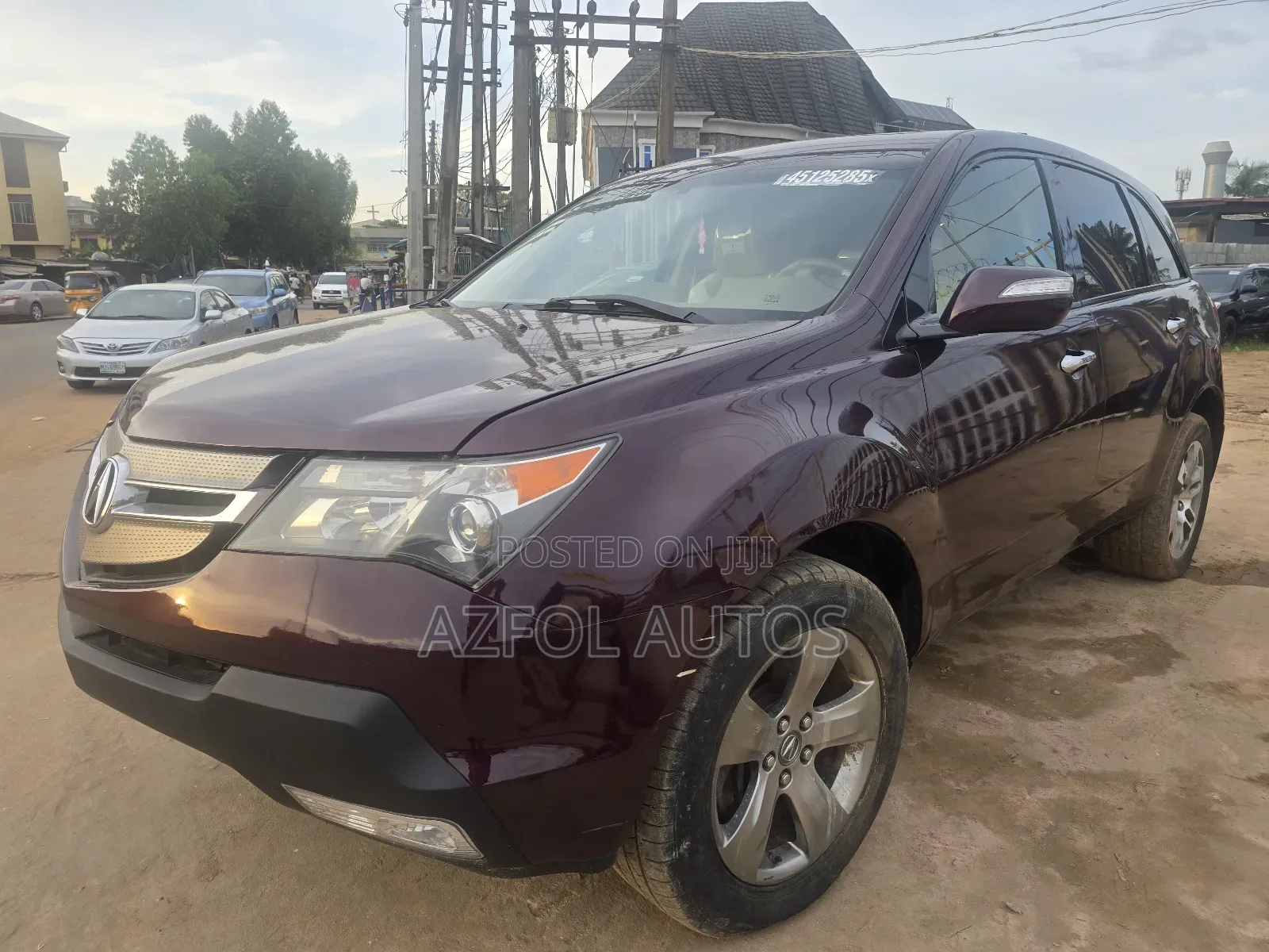 Acura MDX Sport 4dr AWD (3.7L 6cyl 5A) 2007 Burgundy