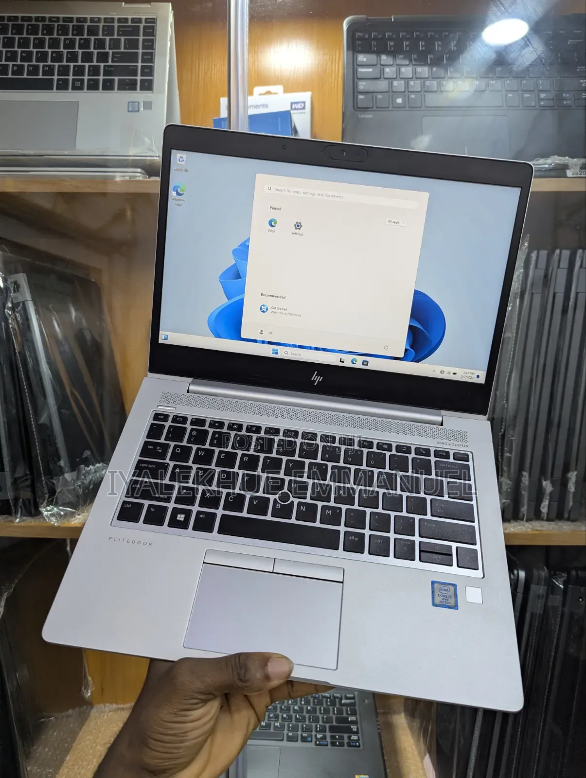 Laptop HP EliteBook 830 G5 8GB Intel Core i5 SSD 256GB