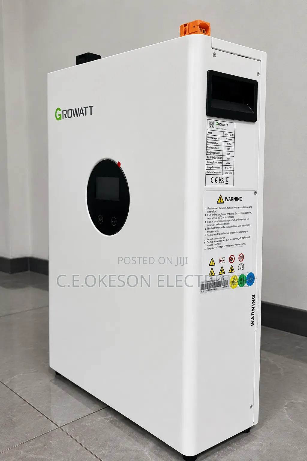 Growatt 5kwh 48v Lithium Ion Battery