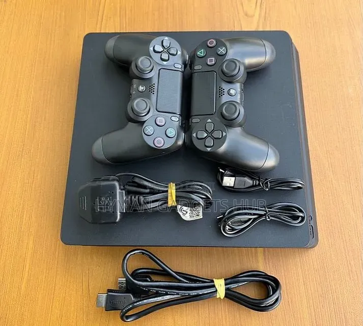 Grade a Uk Used Ps4 Slim With 2 Pads and 10 Games Installed