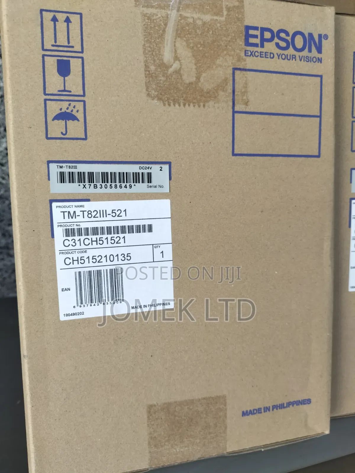 Epson Tm-T82 Thermal Receipt Printer. Point-of-Sale (Pos) Hardware