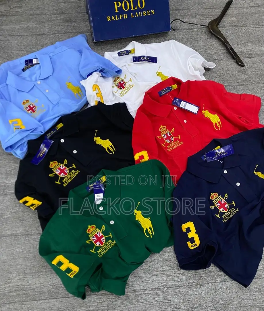 High Quality Polo Ralph Lauren Big Crest Collar T-Shirts