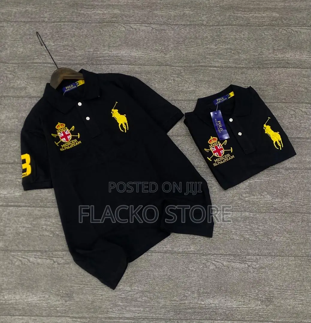 High Quality Polo Ralph Lauren Big Crest Collar T-Shirts