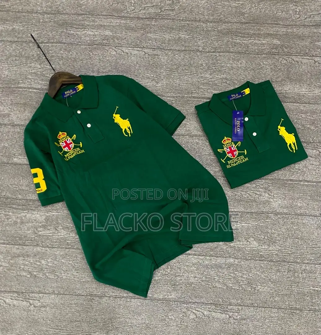 High Quality Polo Ralph Lauren Big Crest Collar T-Shirts