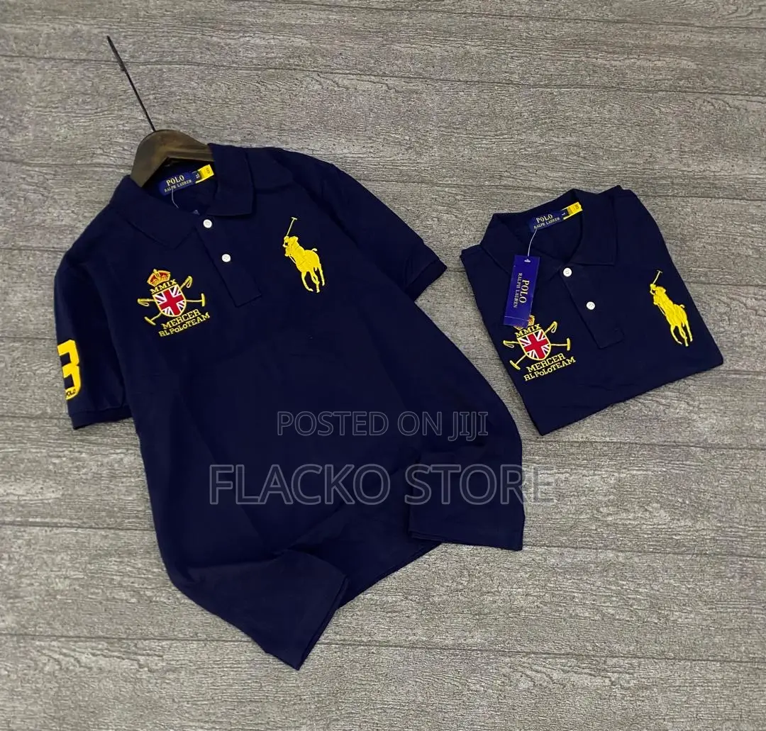 High Quality Polo Ralph Lauren Big Crest Collar T-Shirts