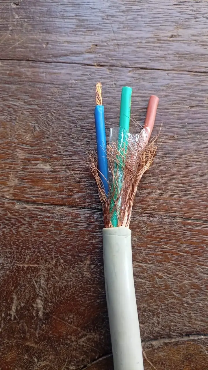 Best Quality 1.5mm 3 Core Screen Screened Flexible Pure Copper Cable