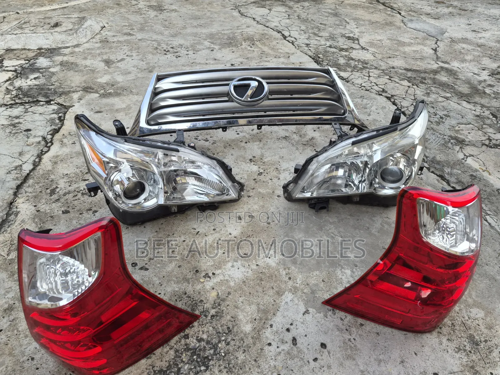Complete 2012 Lexus Gx460 Front and Rear Light With Grill