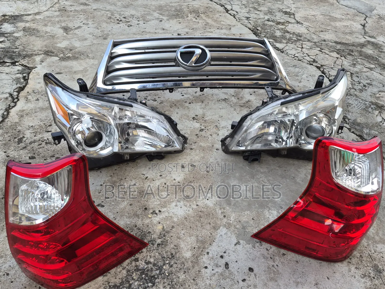 Complete 2012 Lexus Gx460 Front and Rear Light With Grill