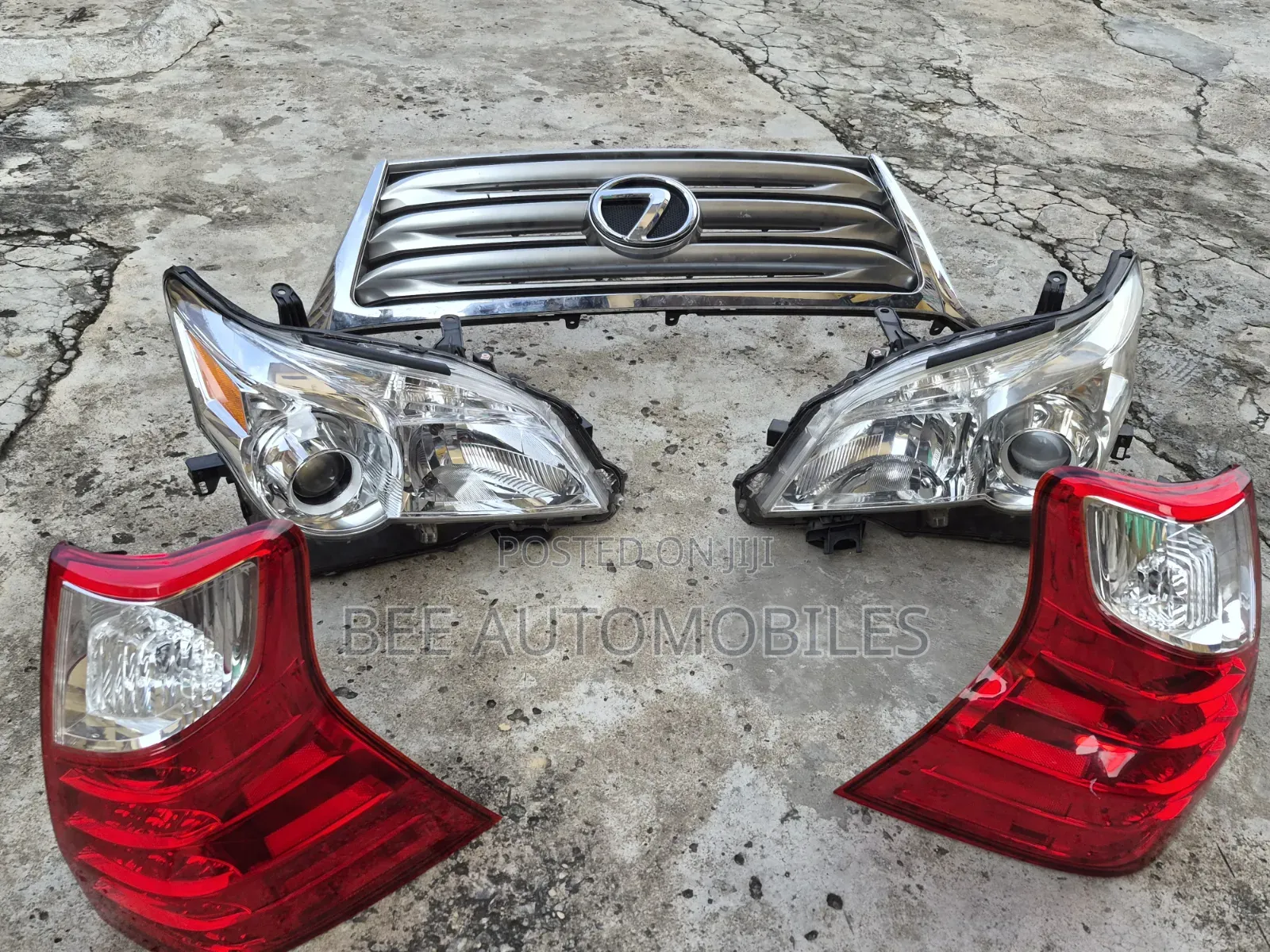 Complete 2012 Lexus Gx460 Front and Rear Light With Grill