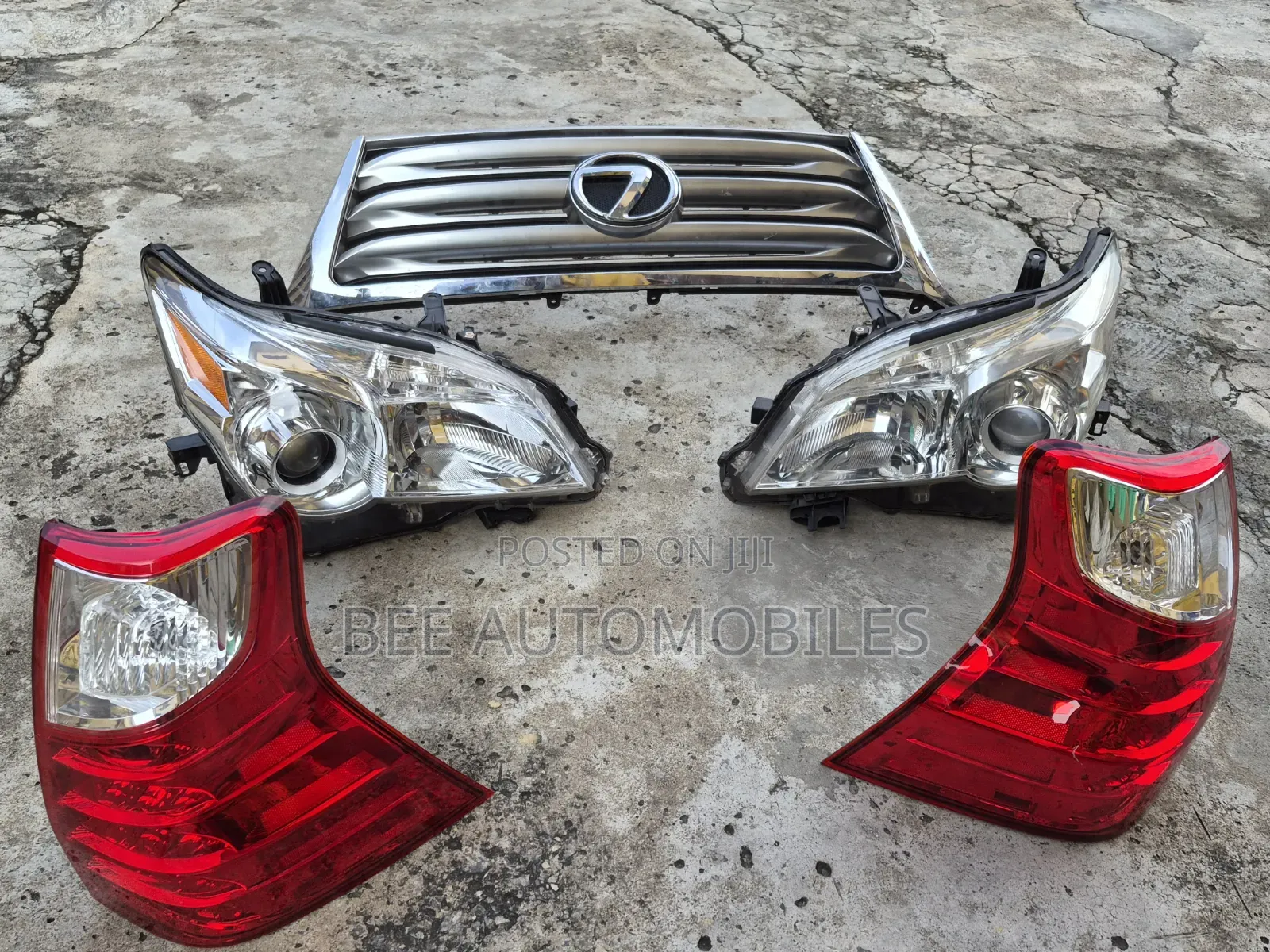 Complete 2012 Lexus Gx460 Front and Rear Light With Grill