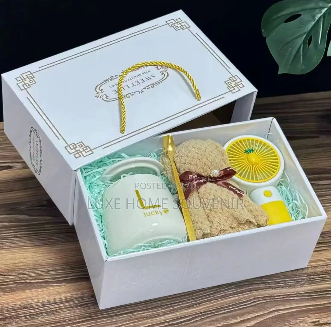 Mug , Towel and Fan Gift Set