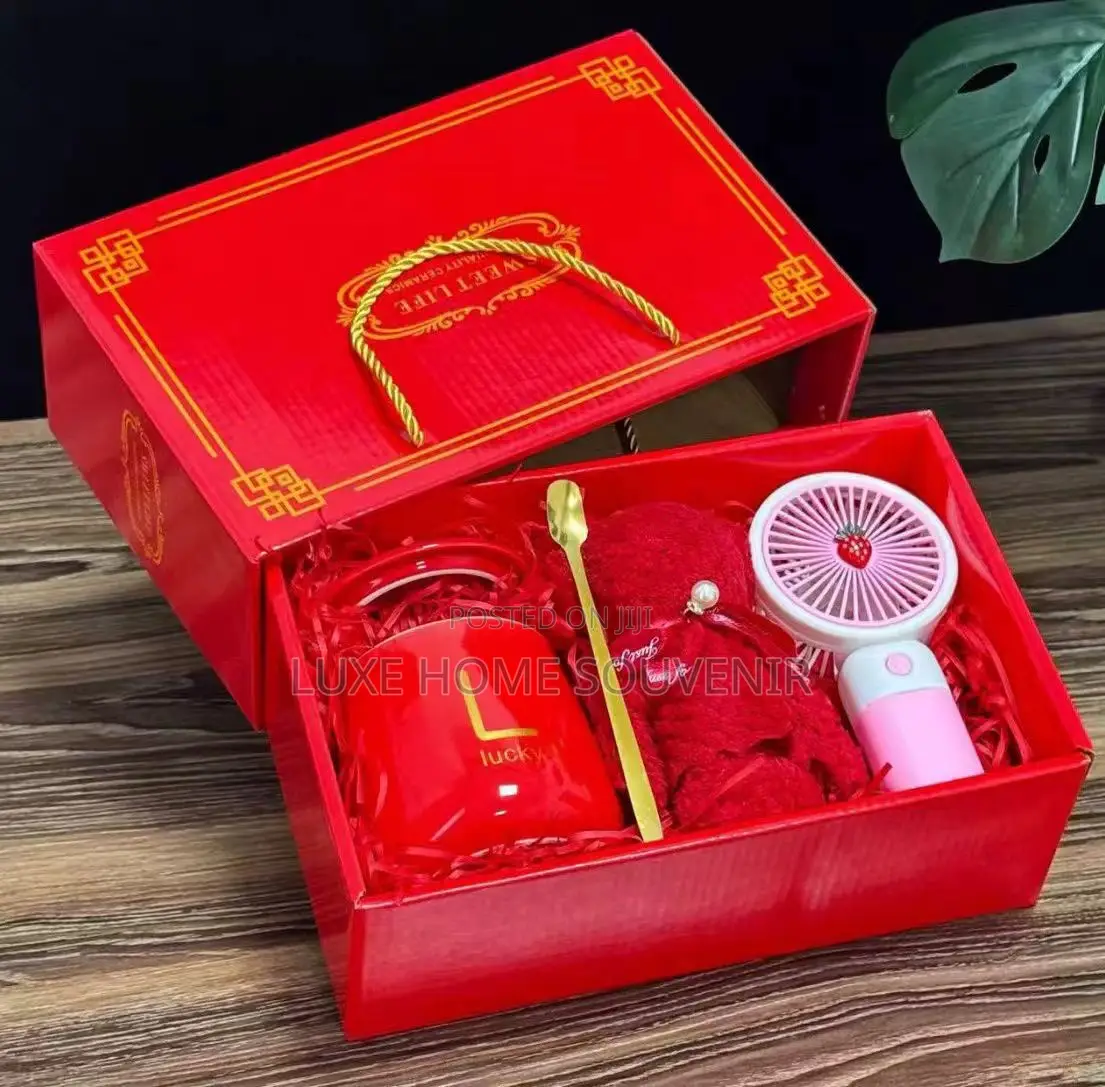 Mug , Towel and Fan Gift Set