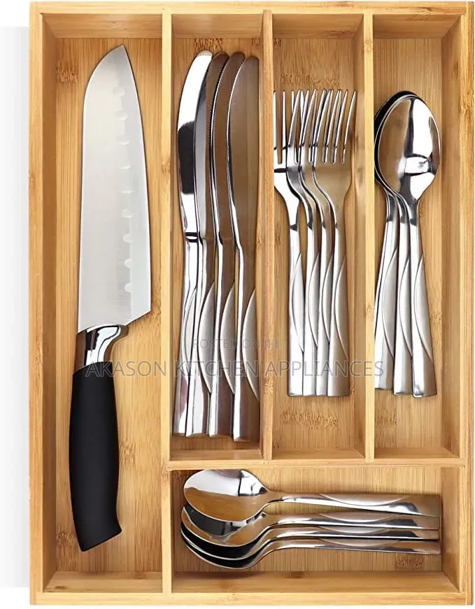 Wooden Expandable Cutlery Rack