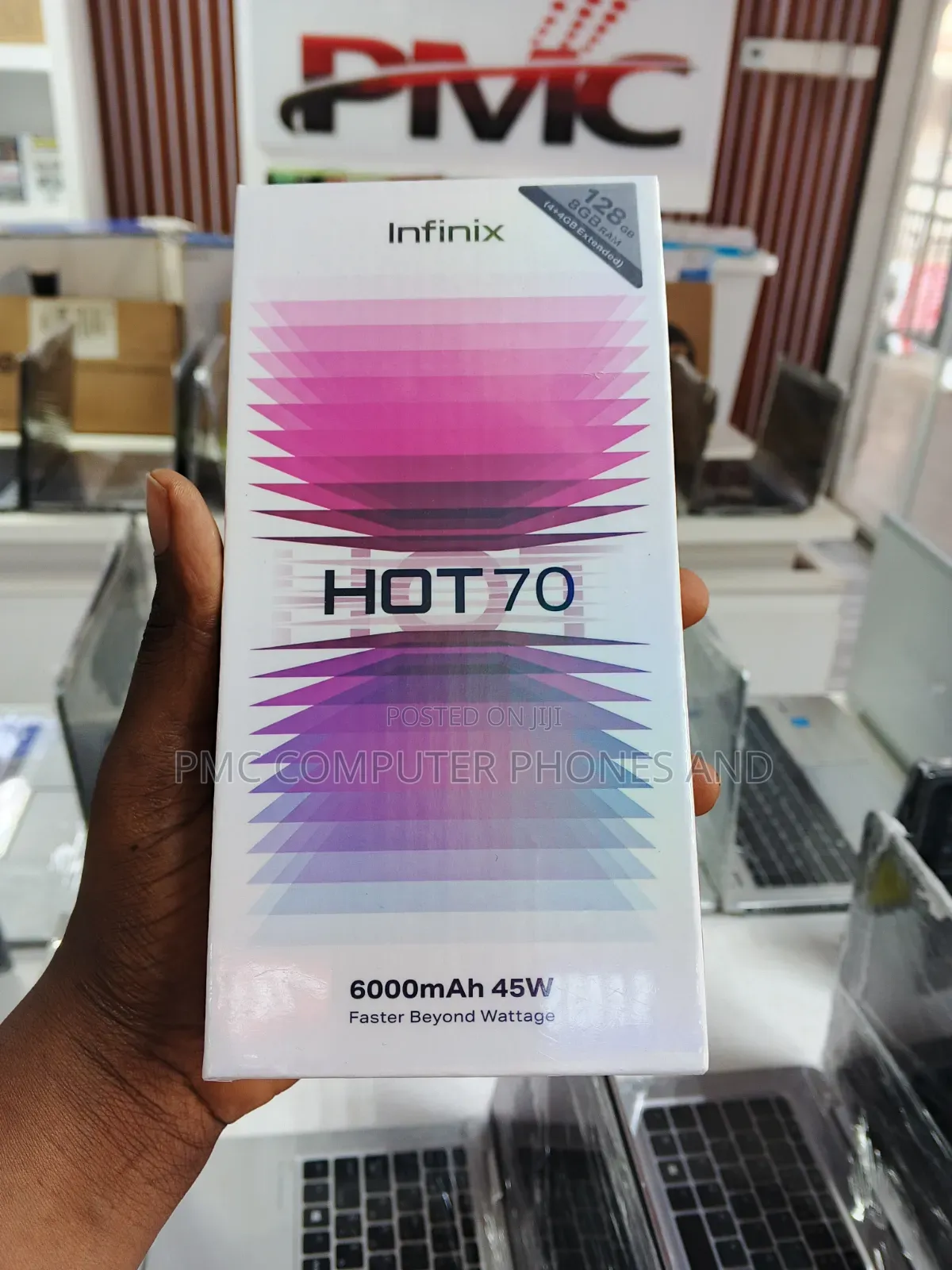 New Infinix Hot 70 128 GB Black