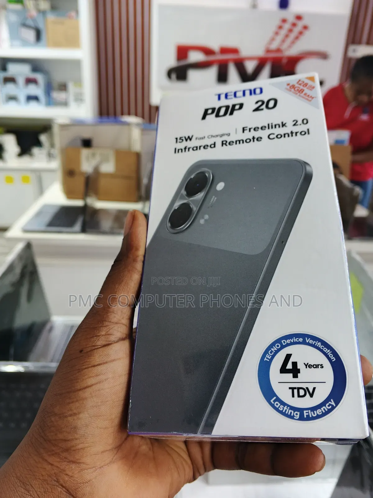 New Tecno Pop 20 128 GB White