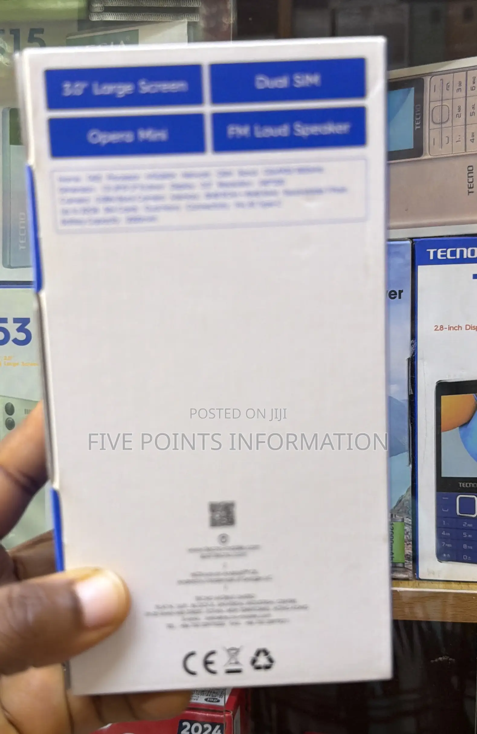 New Tecno T455 Black