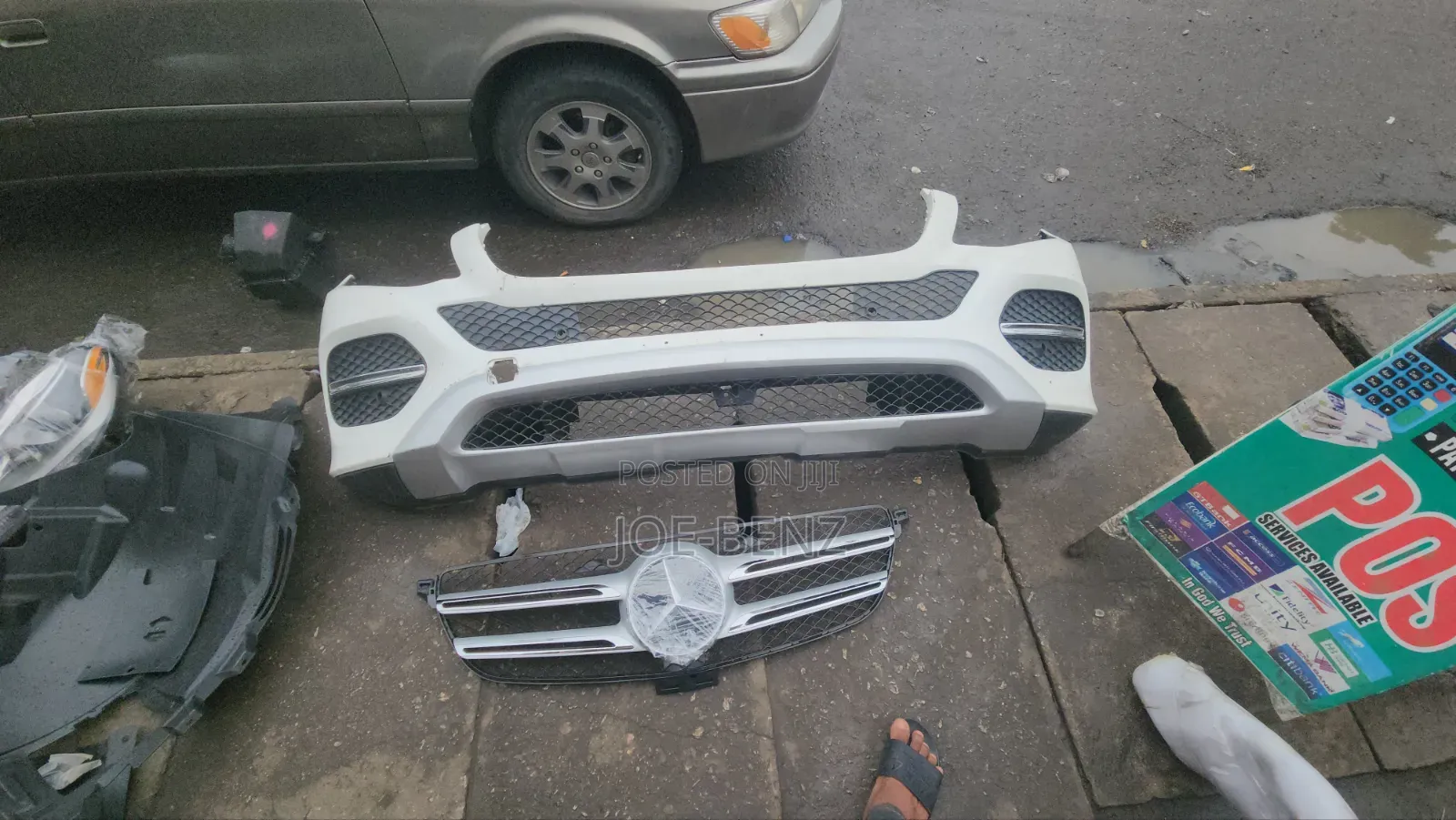 Gle350 2018 Front Bumper With Grill