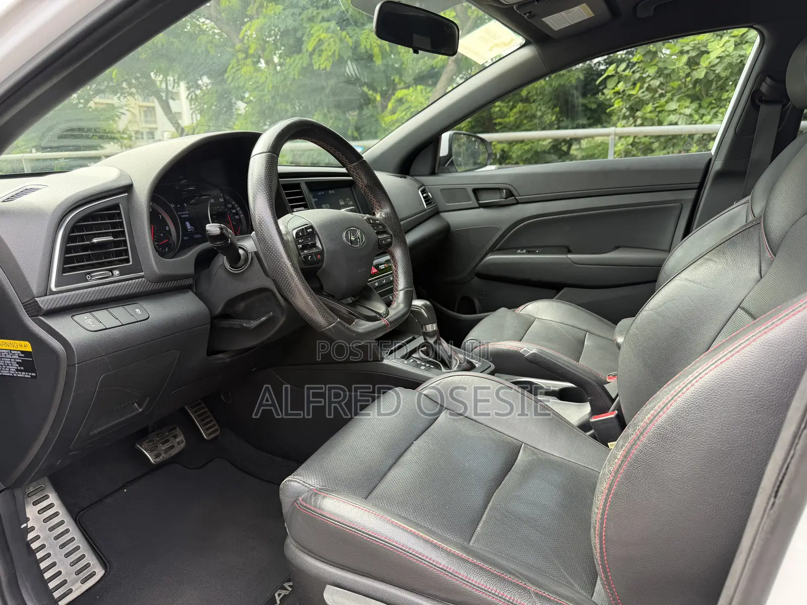 Hyundai Elantra Sport Sedan FWD (1.6L 4cyl 6M) 2017 White