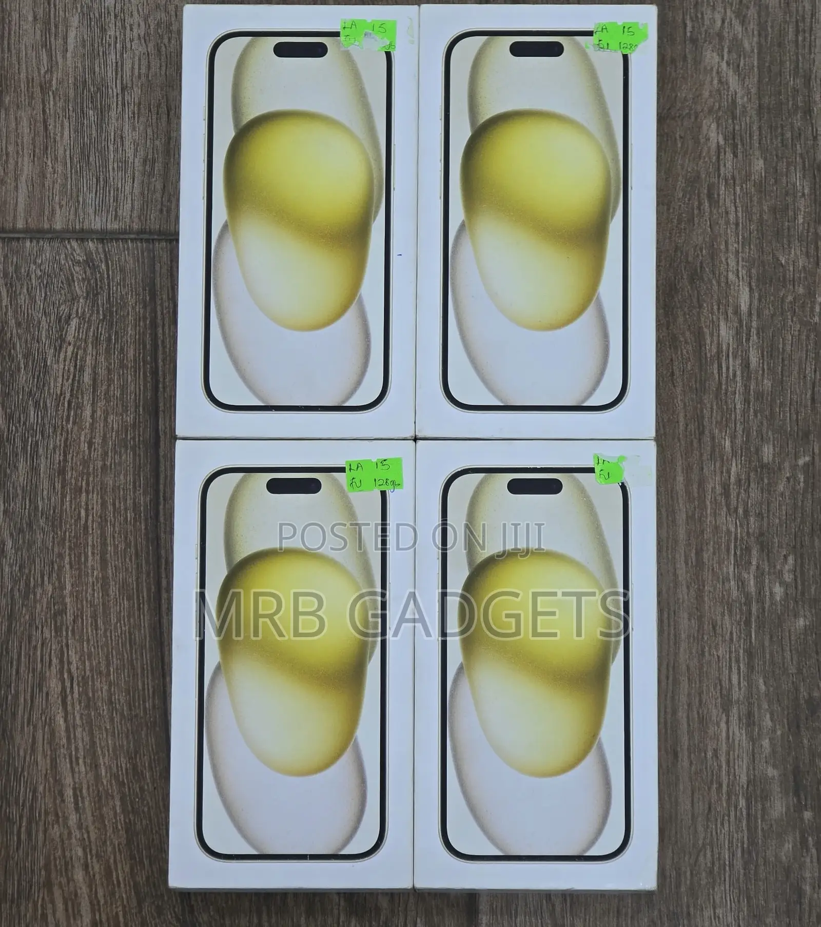 New Apple iPhone 15 128 GB Yellow
