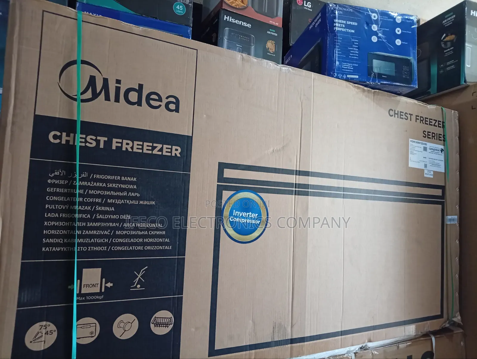 6 Fit Inverter Midea Freezer