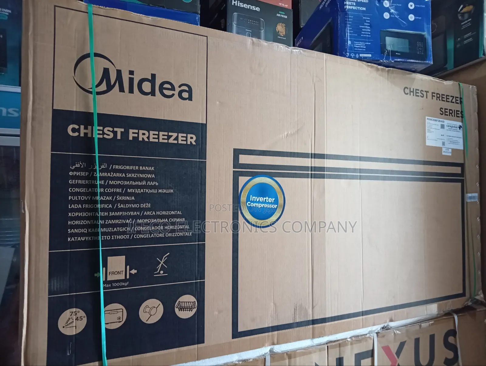 6 Fit Inverter Midea Freezer