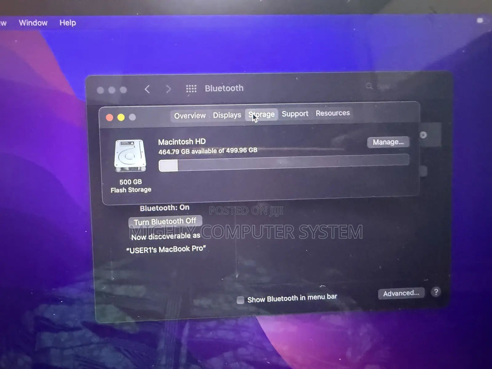 Laptop Apple MacBook Pro 2016 8GB Intel Core i5 SSD 512GB