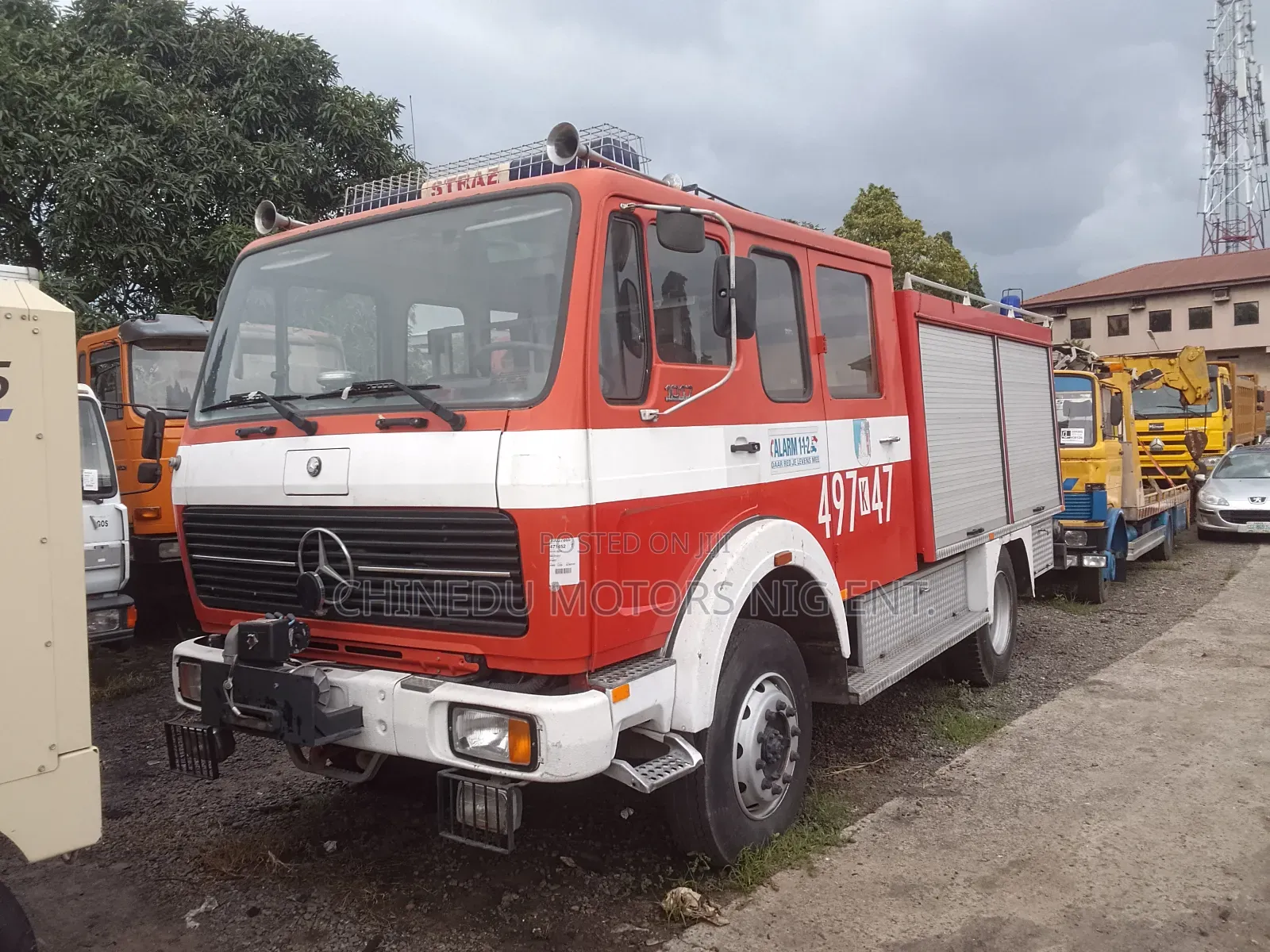 Mercedes Fire Service Truck