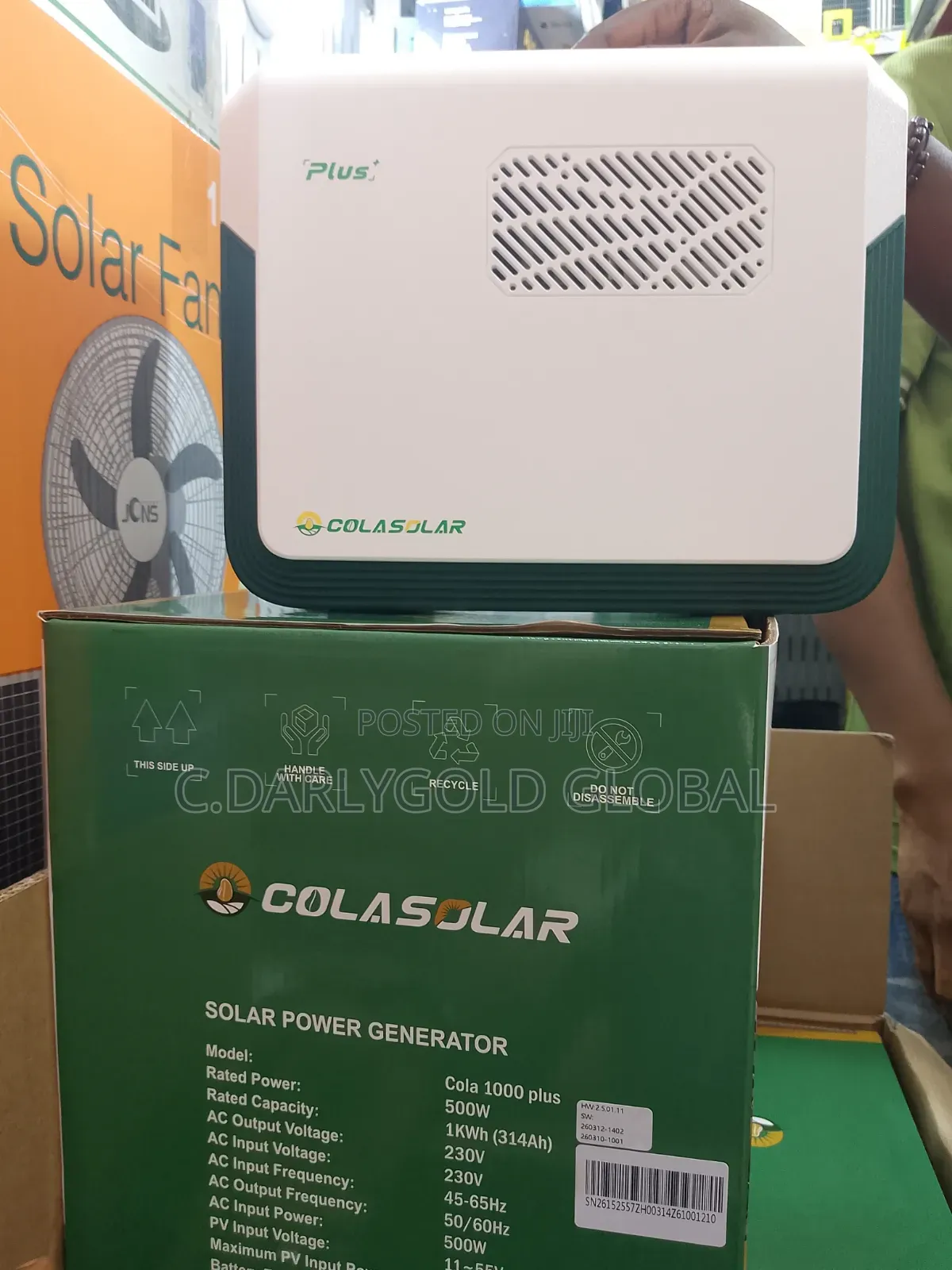 Cola Solar 1000w Plus and 500w Output Inverter