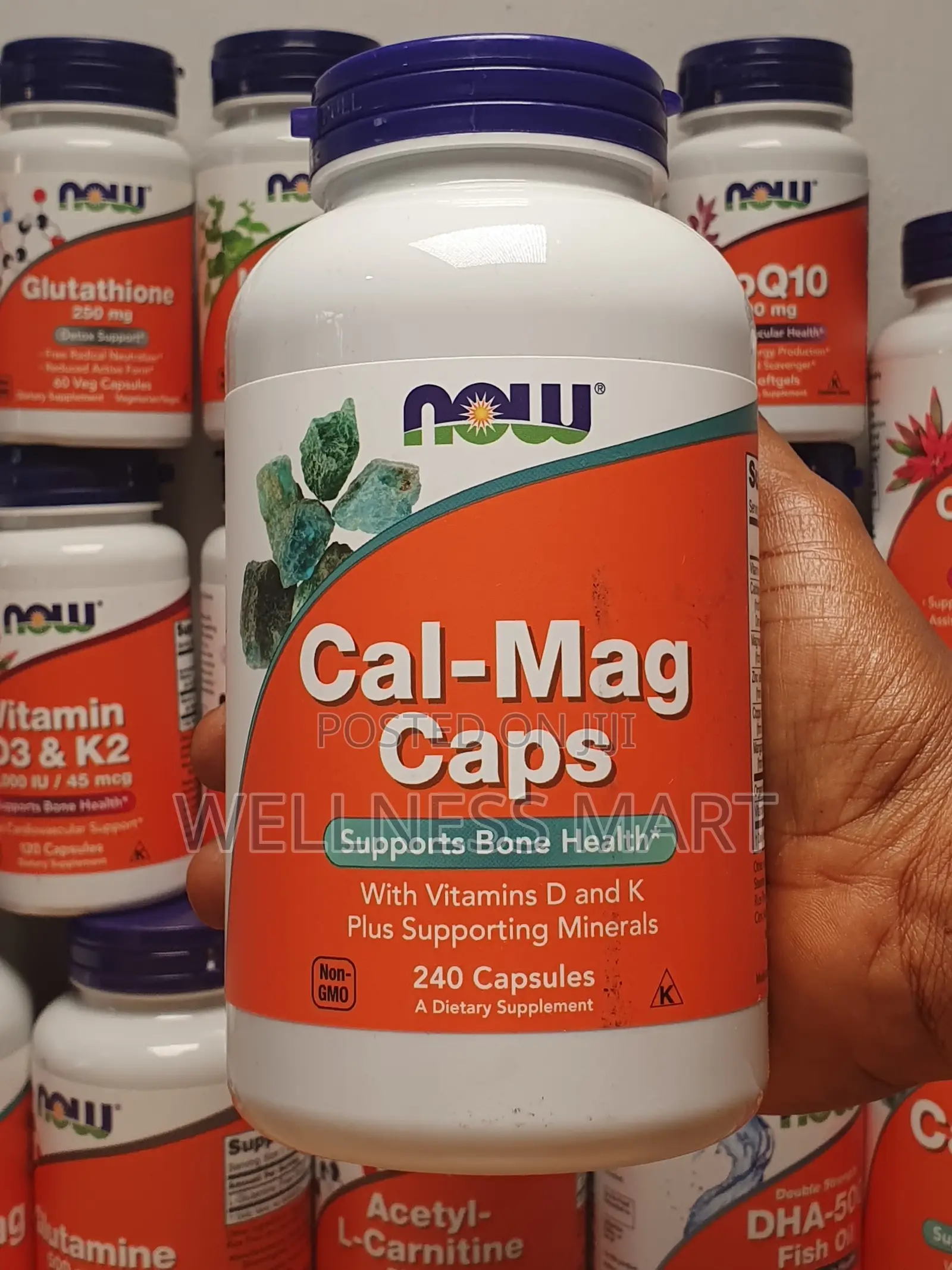 Now Cal-Mag Caps | Bone Health | Muscle Cramp Relief