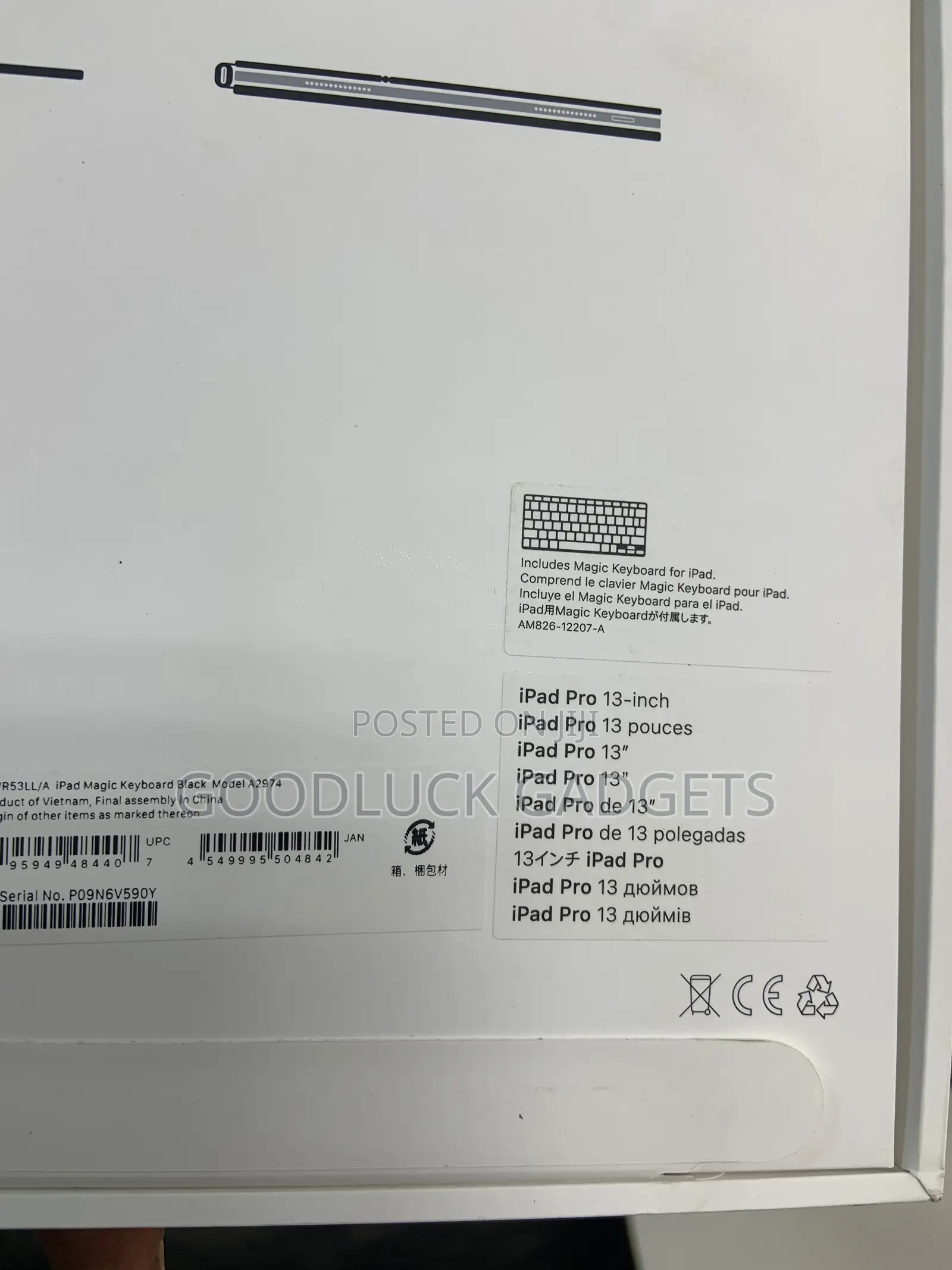 Brand New Apple iPad Pro 13”Inch Magic Keyboard Black