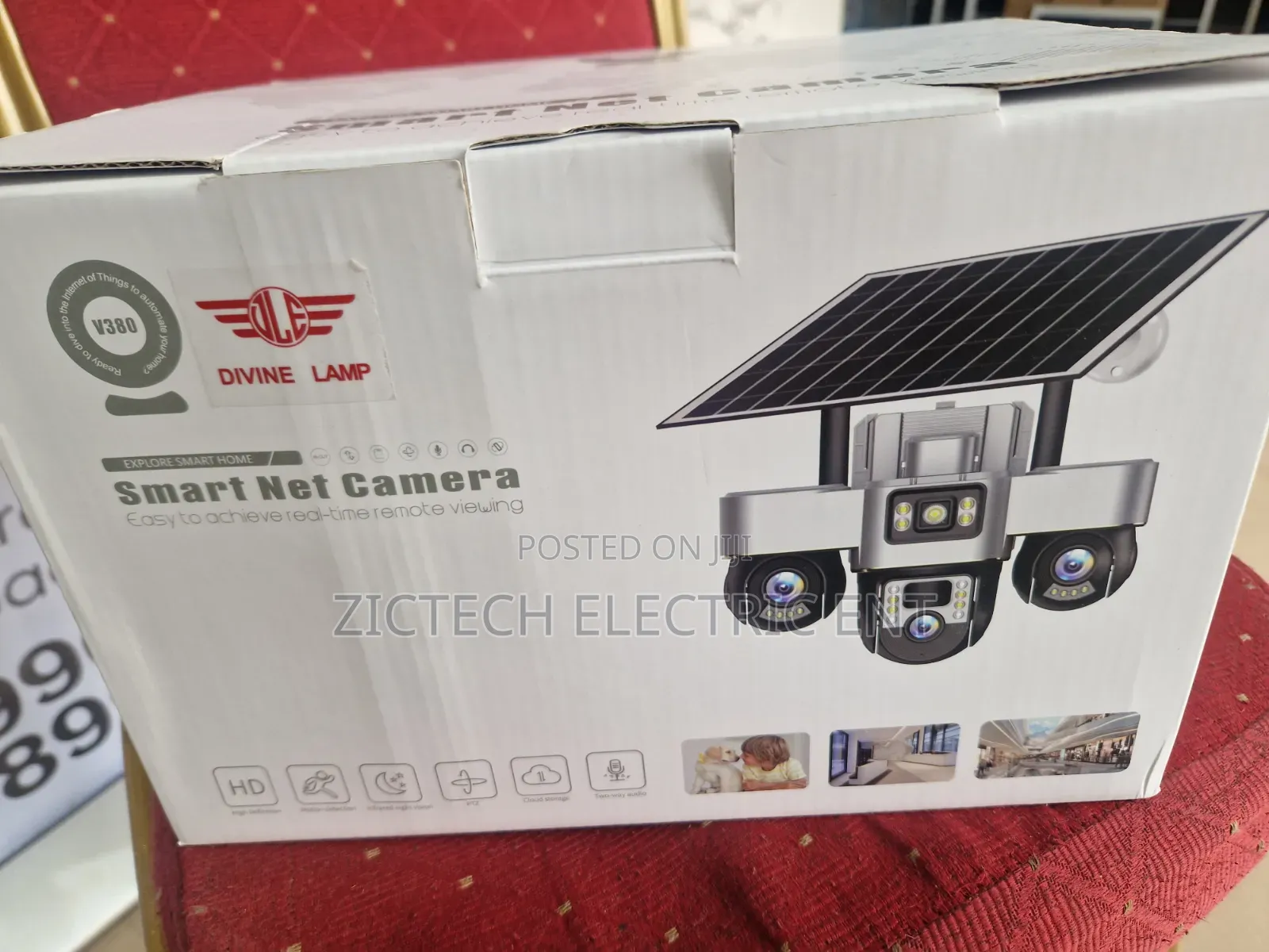 Triple Lens Solar PTZ Camera