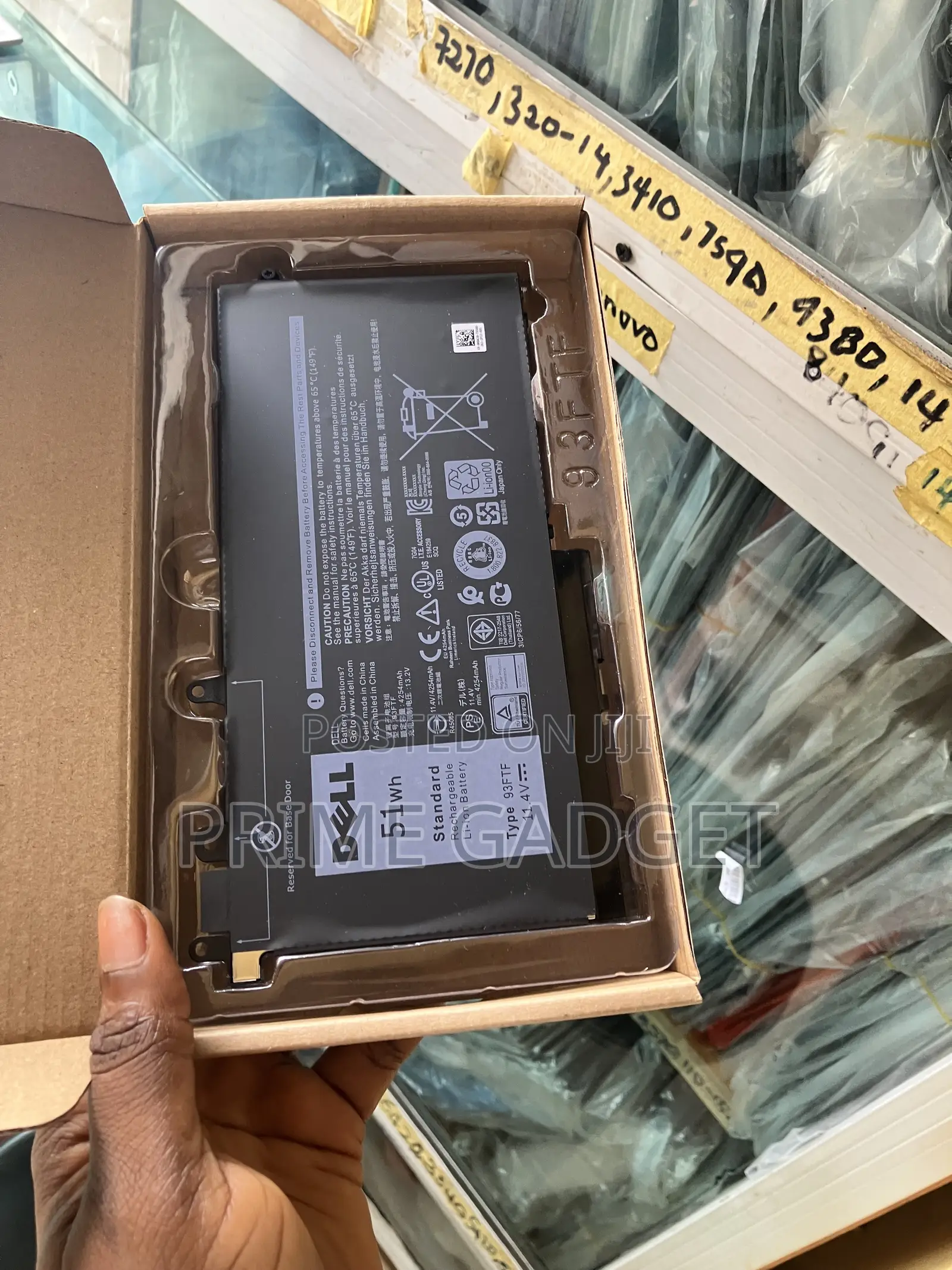 3dddg 93ftf for Dell Latitude 5280 5290 5480 5490 5495 5580 5590