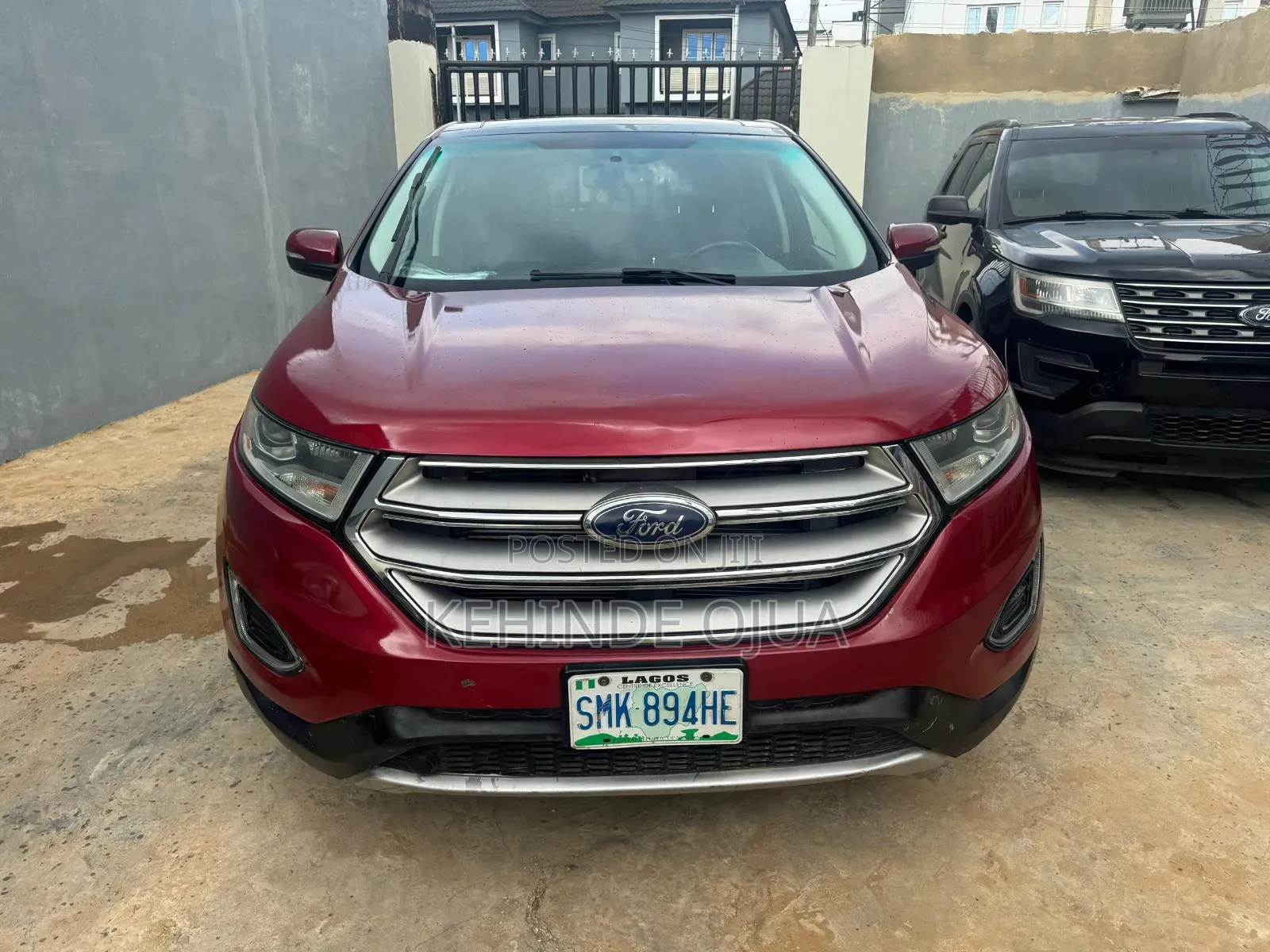 Ford Edge SEL 4dr SUV (2.0L 4cyl Turbo 6A) 2015 Red