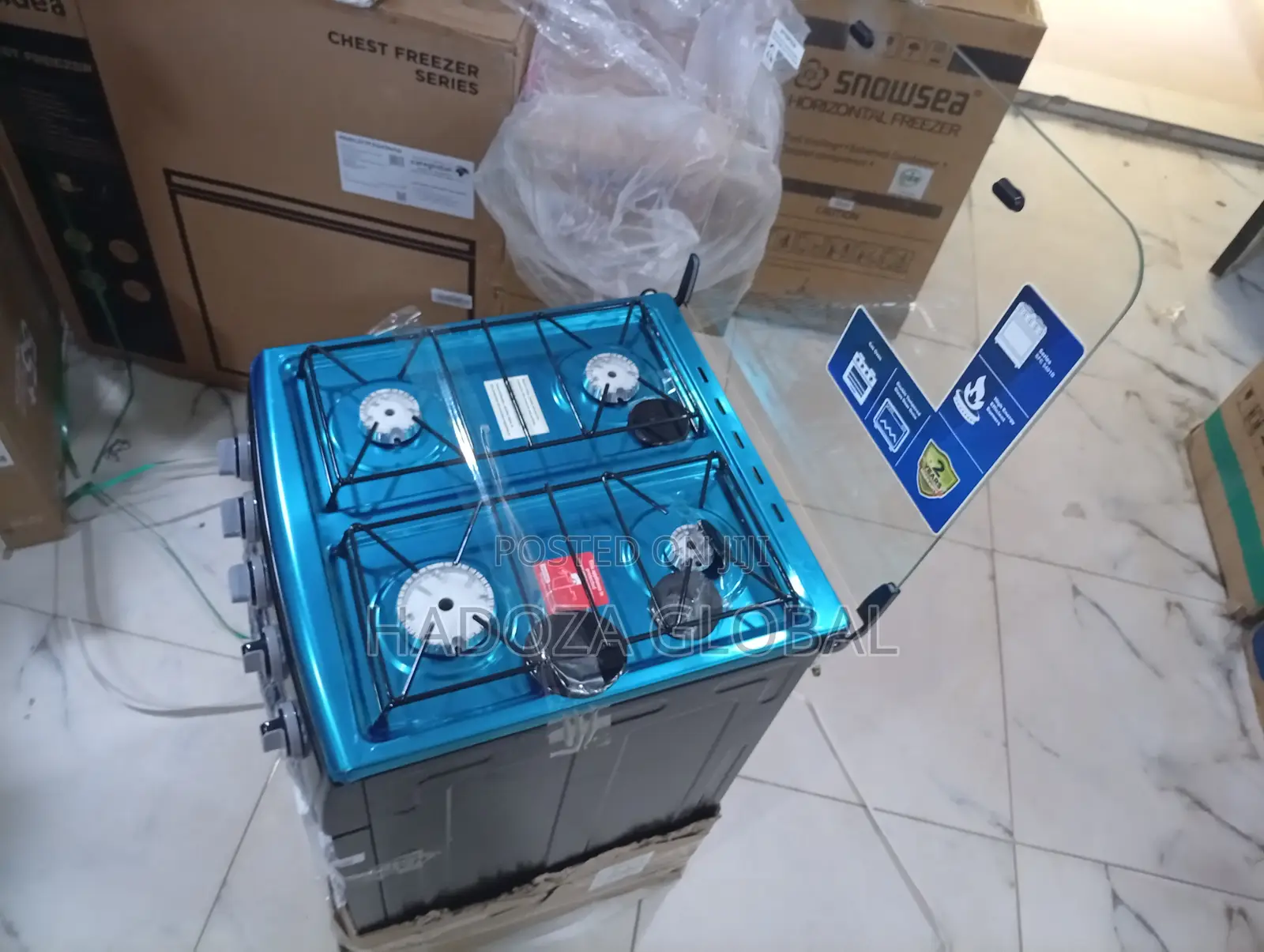 Scanfrost Gas Cooker 4 Burner Model – Ready for Use