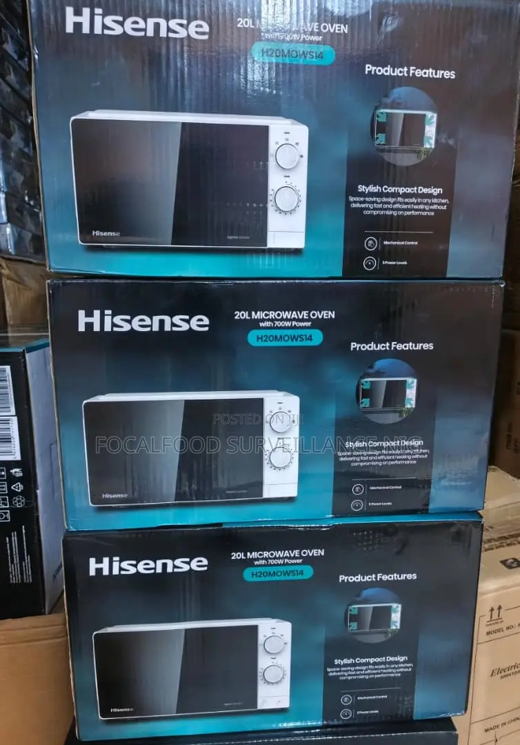 Hisense 20l Microwave Oven With 700w Power