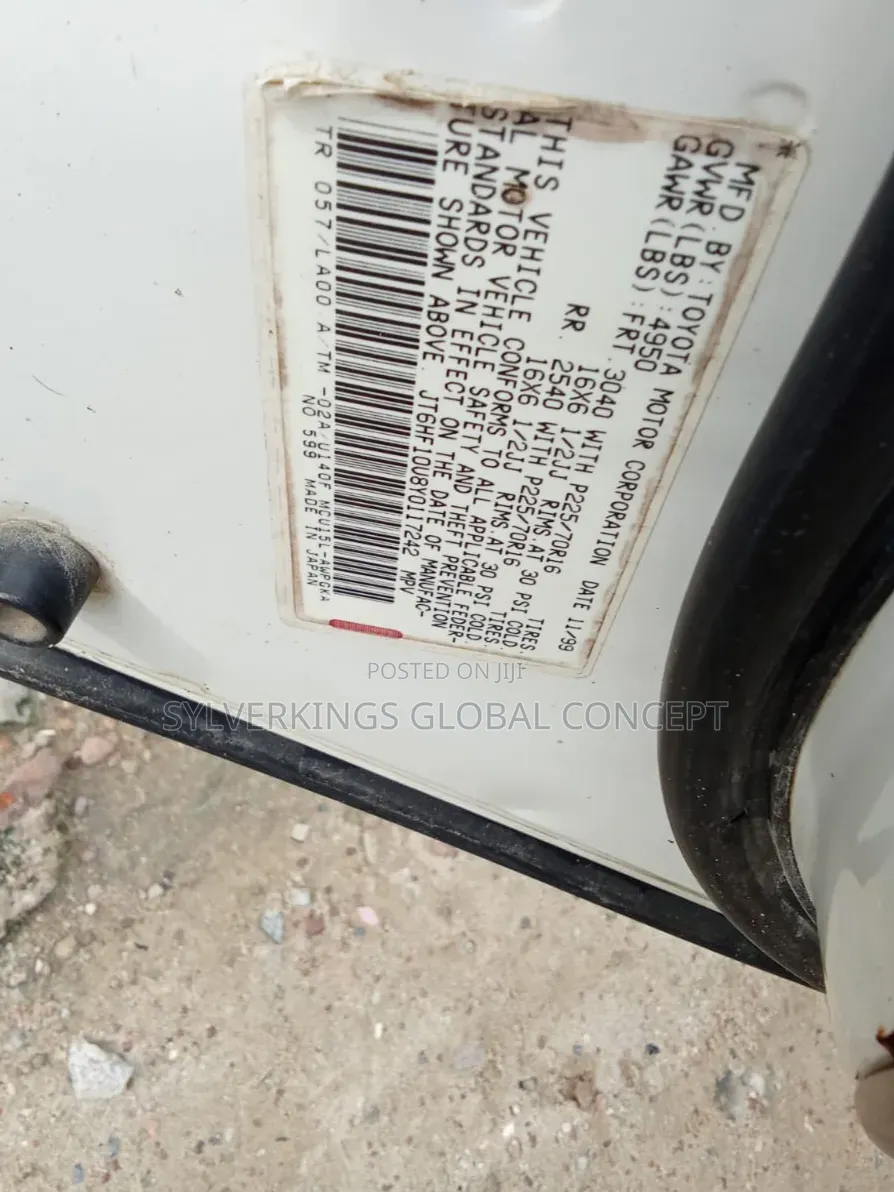 Lexus RX 2002 White